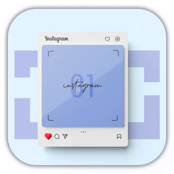 قالب اینستاگرام کاور پست و ریلز