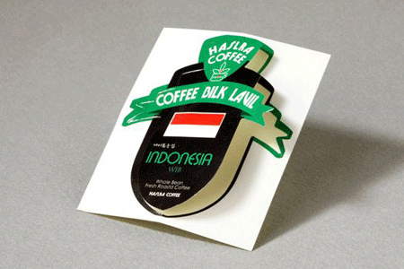 لیبل با برش خاص